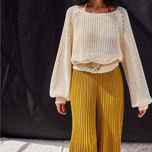 Misha and Puff Net stitch Sweater